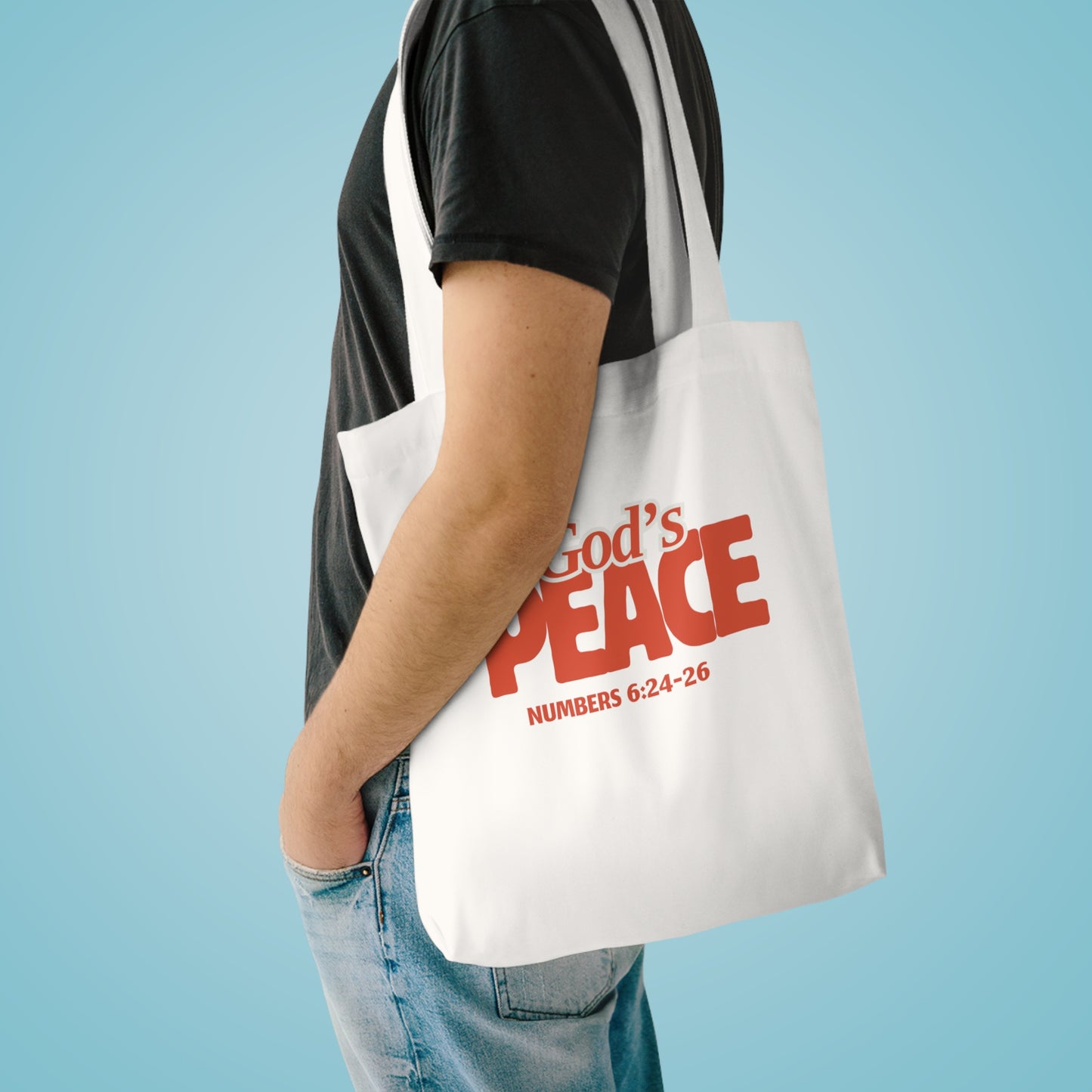 God's Peace Cotton Tote Bag – Numbers 6:24-26