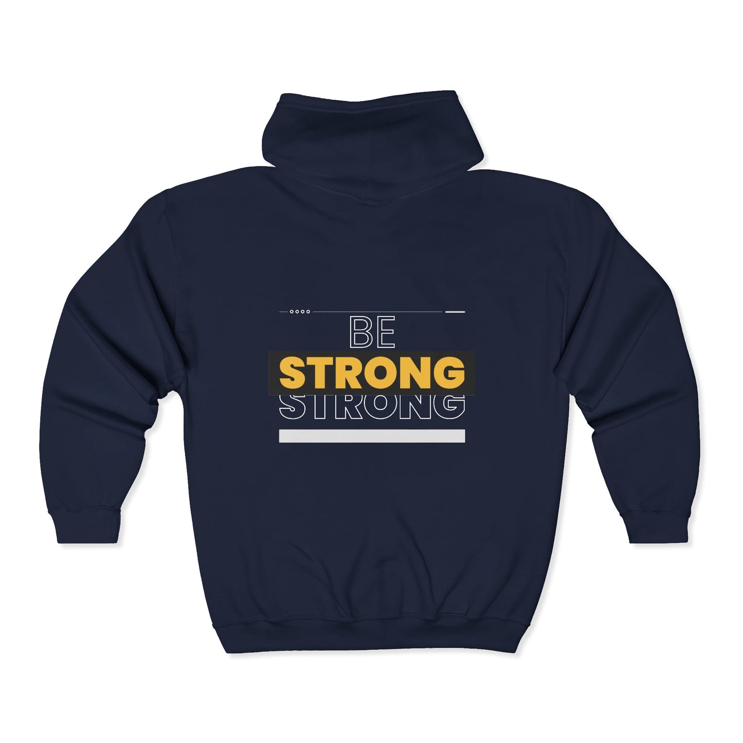 Freedom / Be Strong Zip Hoodie Zip Sweatshirt