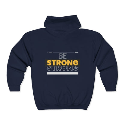 Freedom / Be Strong Zip Hoodie Zip Sweatshirt