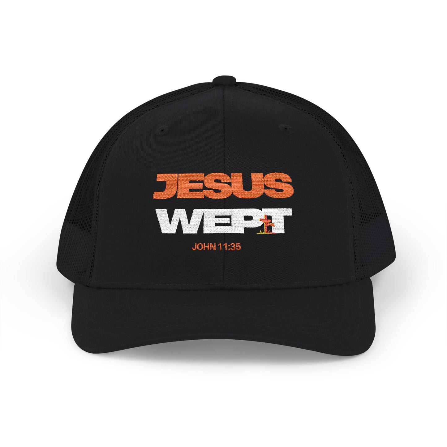Jesus Wept' Trucker Cap (John 11:35)