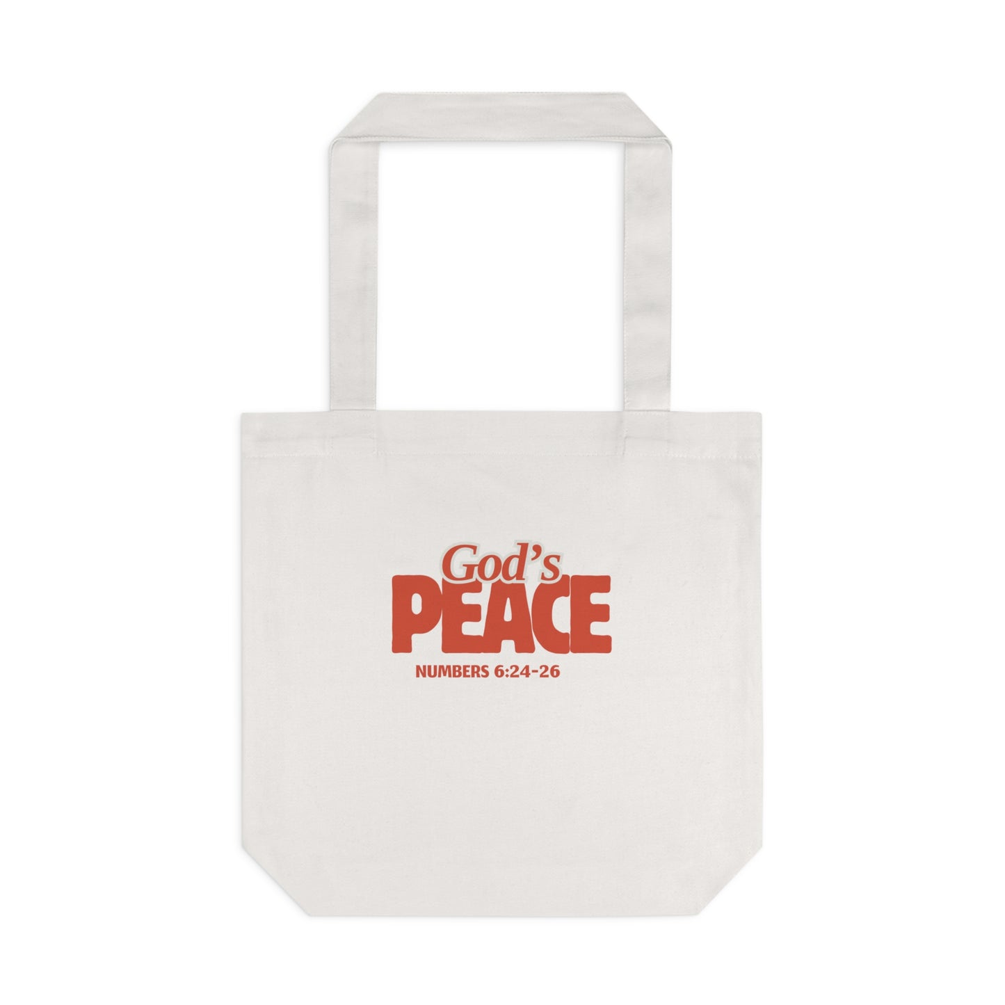 God's Peace Cotton Tote Bag – Numbers 6:24-26