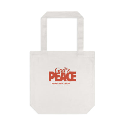 God's Peace Cotton Tote Bag – Numbers 6:24-26