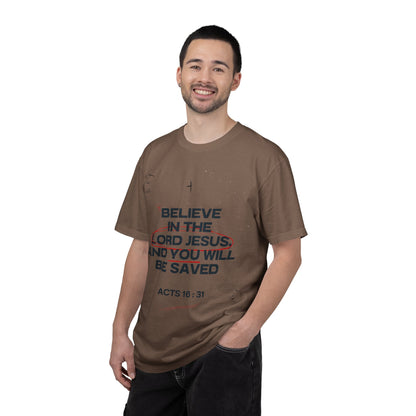 Believe in the Lord Jesus T-Shirt — Acts 16:31