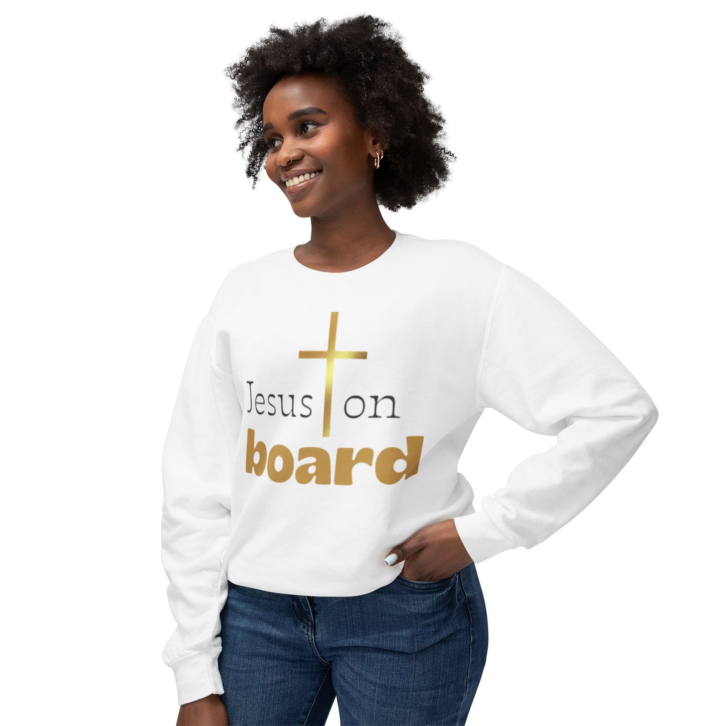 Jesus On Board Crewneck Sweatshirt