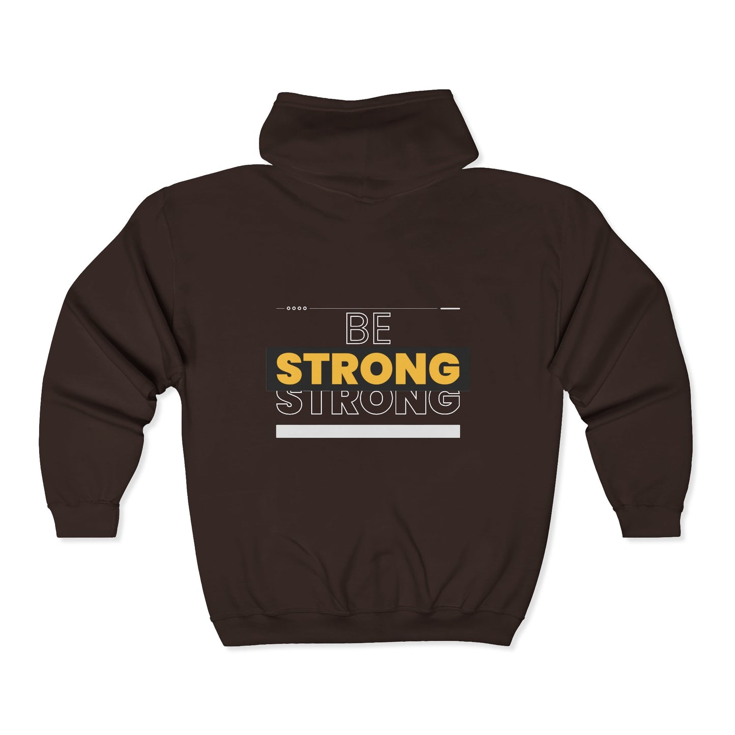 Freedom / Be Strong Zip Hoodie Zip Sweatshirt