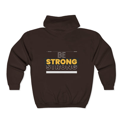 Freedom / Be Strong Zip Hoodie Zip Sweatshirt