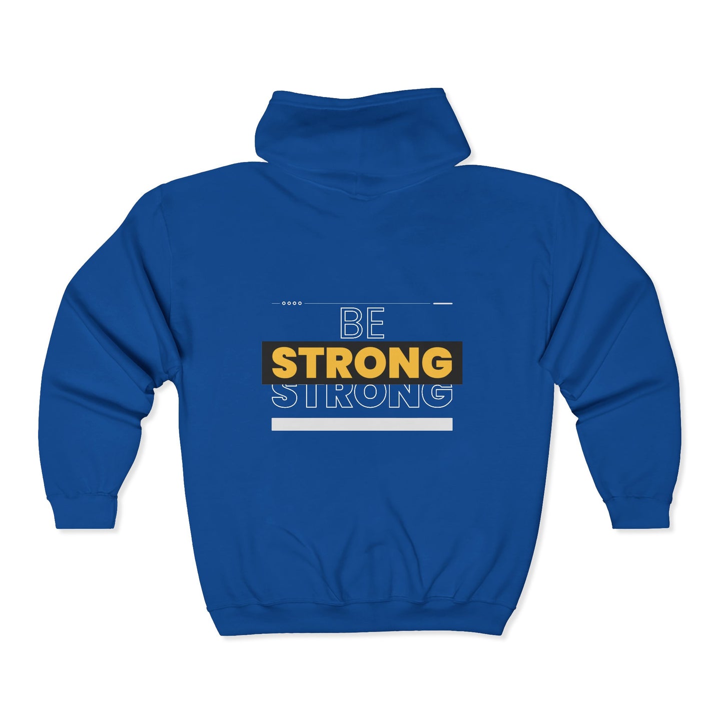 Freedom / Be Strong Zip Hoodie Zip Sweatshirt