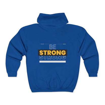 Freedom / Be Strong Zip Hoodie Zip Sweatshirt
