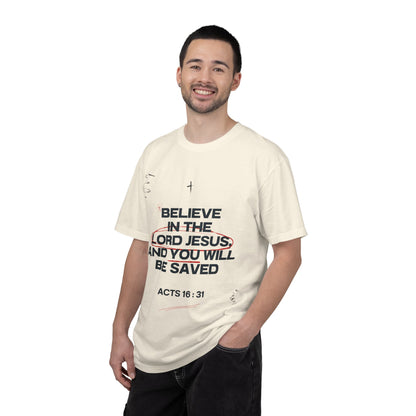 Believe in the Lord Jesus T-Shirt — Acts 16:31