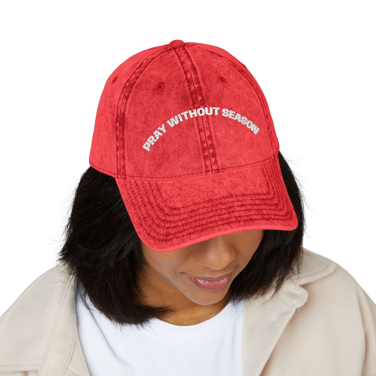 Pray without season Cap (Embroidery)