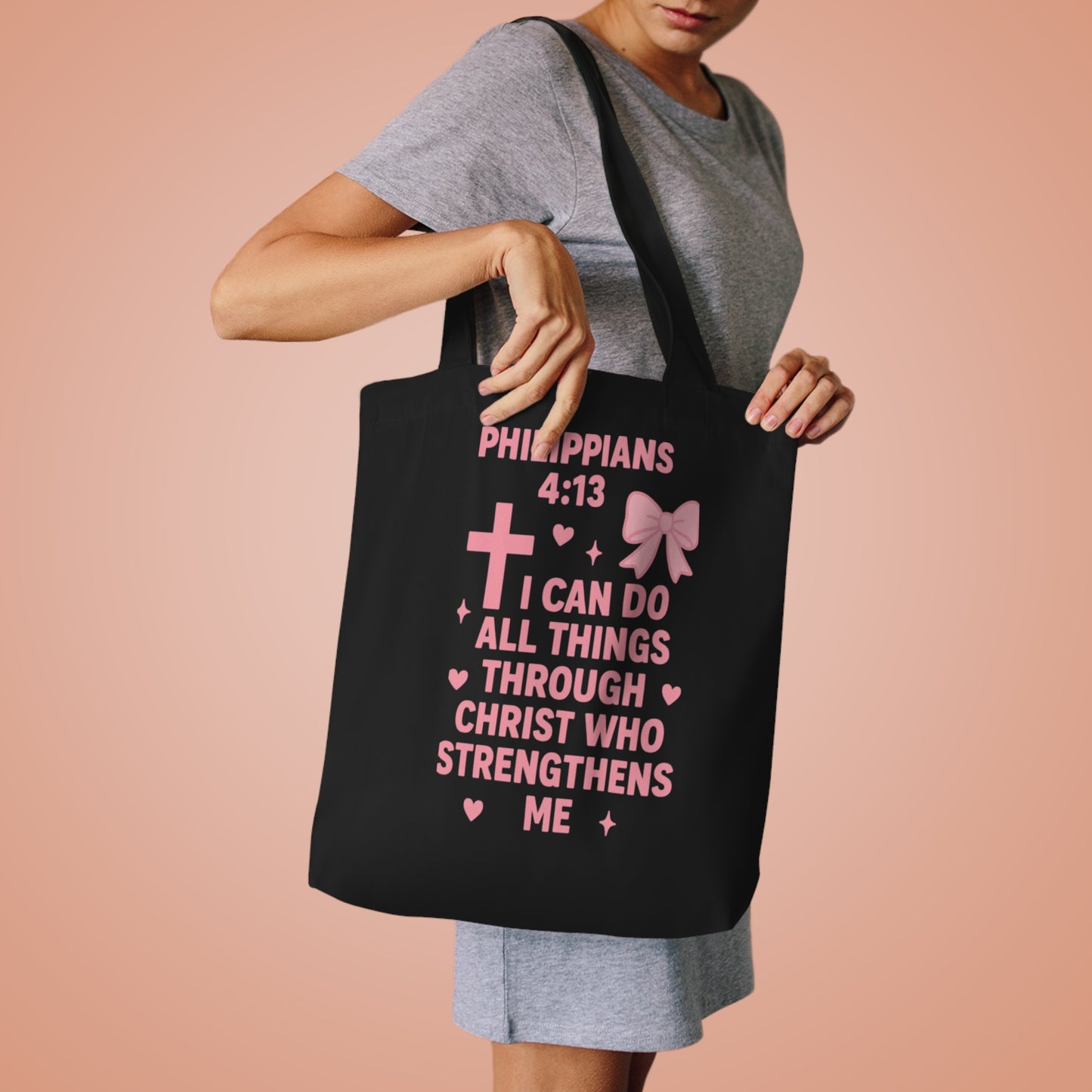 Philippians 4:13 Tote Bag