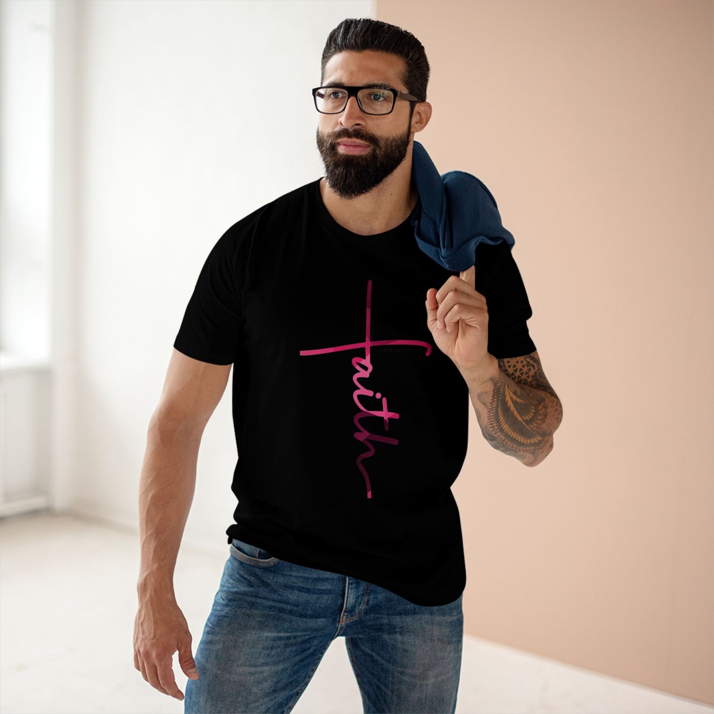 Faith Cross Tee -Philippians 4:13