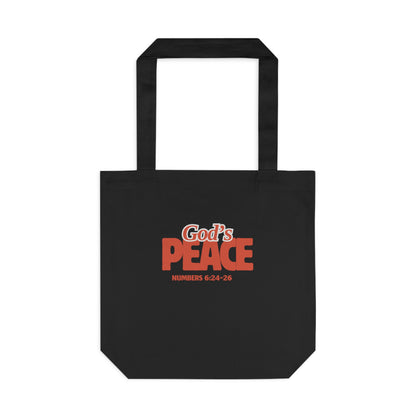 God's Peace Cotton Tote Bag – Numbers 6:24-26
