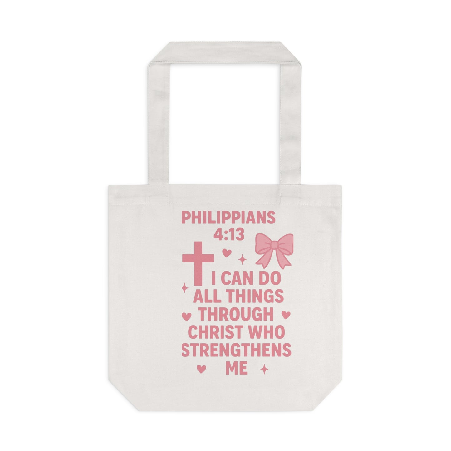 Philippians 4:13 Tote Bag