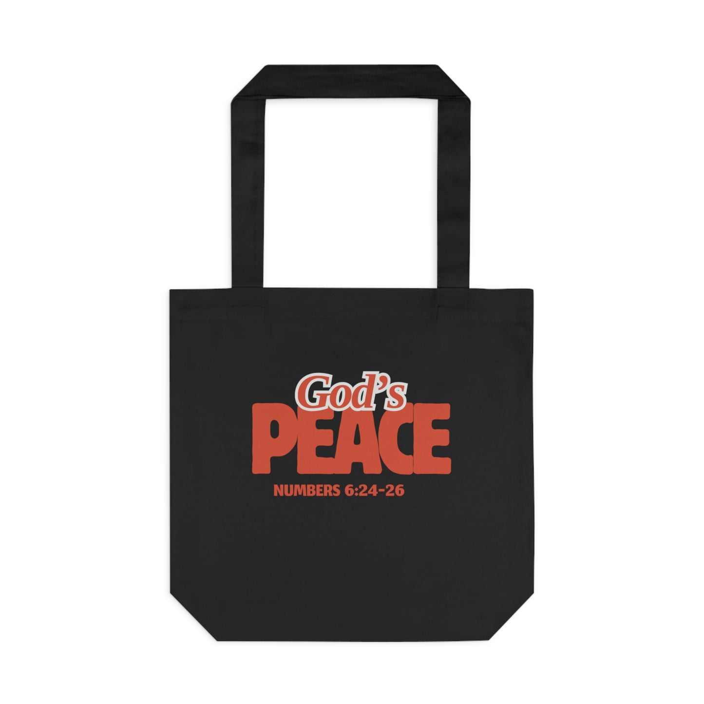 God's Peace Cotton Tote Bag – Numbers 6:24-26
