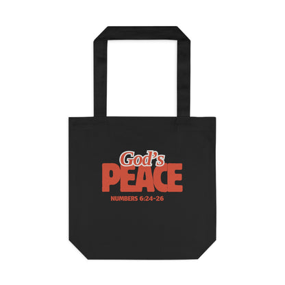 God's Peace Cotton Tote Bag – Numbers 6:24-26