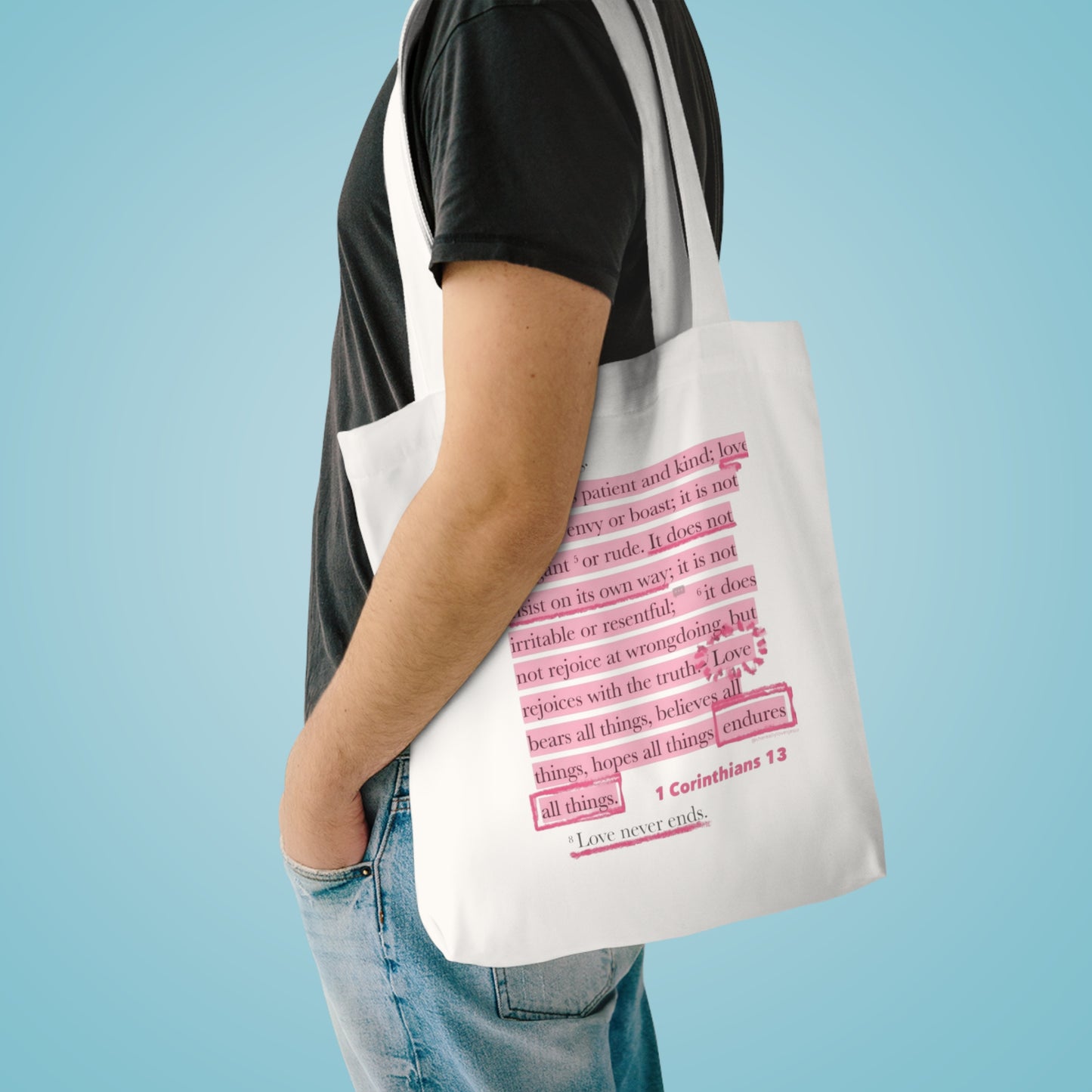 Tote Bag — 1 Corinthians 13