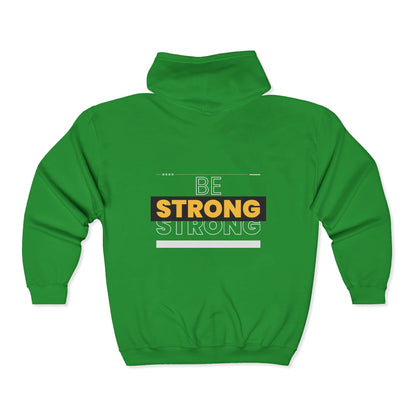 Freedom / Be Strong Zip Hoodie Zip Sweatshirt
