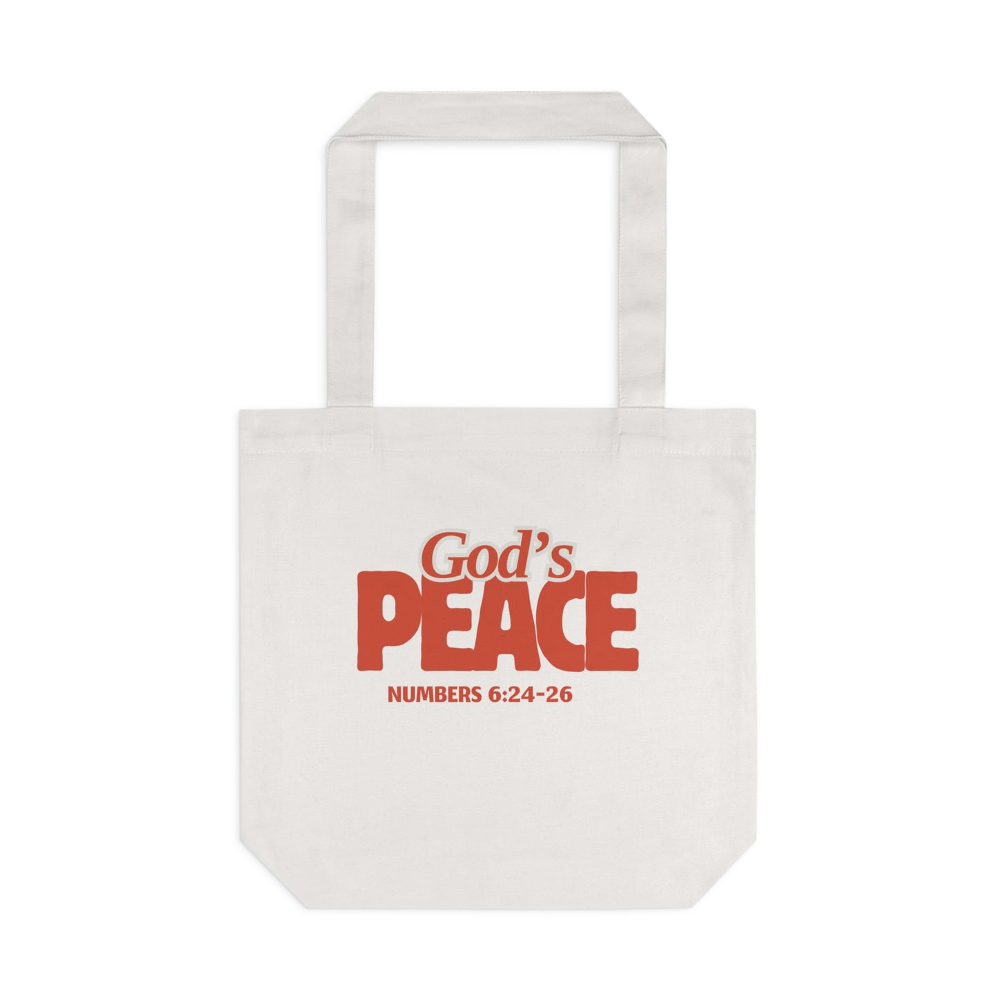 God's Peace Cotton Tote Bag – Numbers 6:24-26