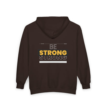 Freedom / Be Strong Zip Hoodie Zip Sweatshirt