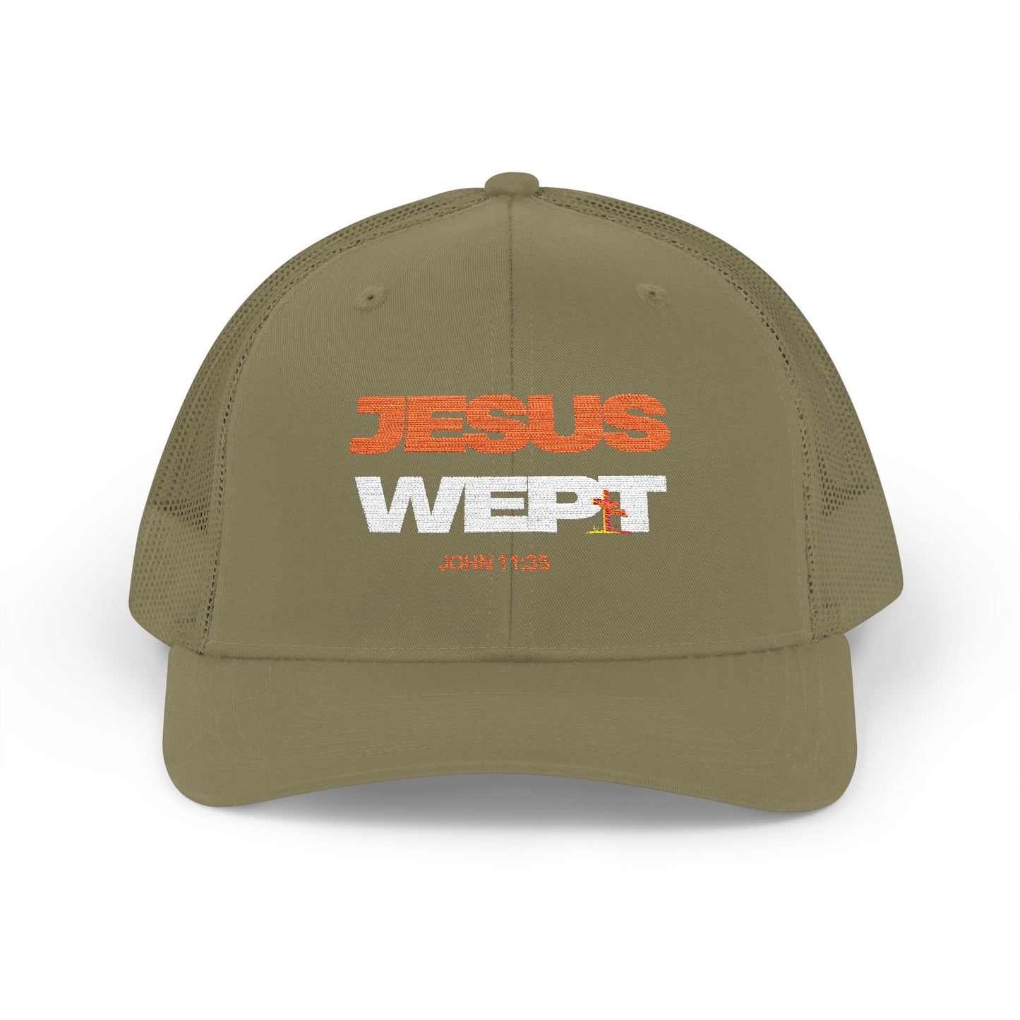 Jesus Wept' Trucker Cap (John 11:35)