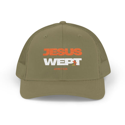 Jesus Wept' Trucker Cap (John 11:35)