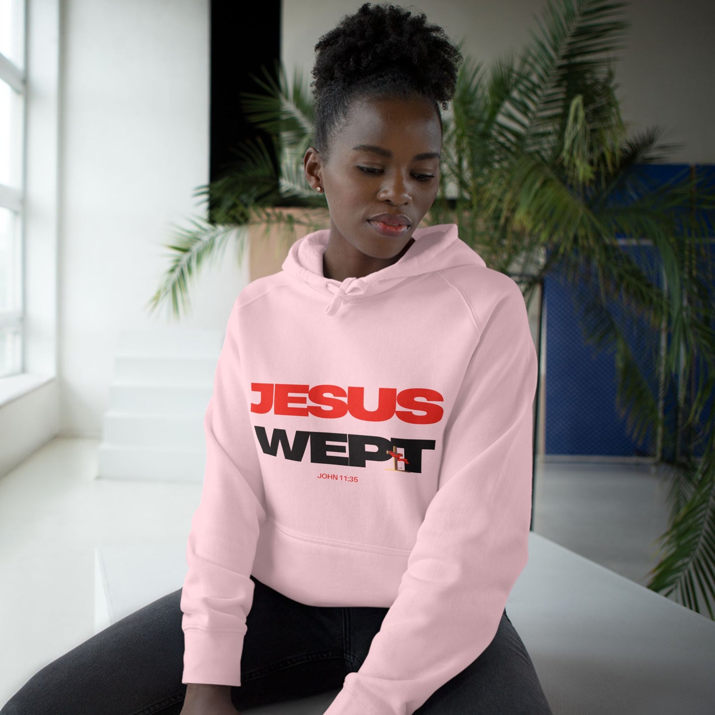 Jesus Wept Hoodie — (John 11:35)